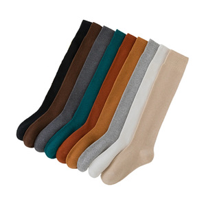 Womens Over The Knee Wool <b>Socks</b> Solid Color Thermo Compression Class 1 Regular Casual <b>Socks</b> For Autumn <b>Winter</b> - Product Image 5