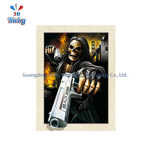 Affiche 3D personnalisée en plastique PET, artisanat en plastique, affiche <span class=keywords><strong>lenticulaire</strong></span> 5D, image animale 3D haute <span class=keywords><strong>définition</strong></span> pour décoration murale - Product Image 5