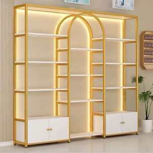 Beauty Salon Cosmetic Display Rack, Hair Salon Furniture Storage Display Rack - Product Image 1