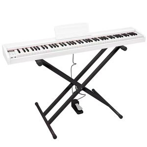 터치 감도 키가있는 88 키 우드 디지털 피아노 <span class=keywords><strong>MIDI</strong></span> USB 키보드 악기 프로 플레이어를위한 드림 칩 피아노 - Product Image 1