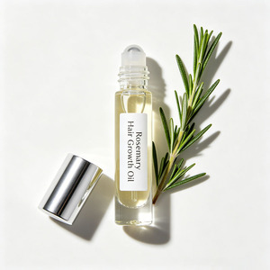 Aceite para el Crecimiento del Cabello con Romero en Roll-On, Bajo MOQ, Sin Logotipo, Listo para Enviar, Tratamiento de Masaje para el Cuero Cabelludo, Venta al Por Mayor - Product Image 1