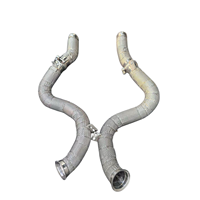 En stock : Downpipe Airon Racing pour Mercedes-Benz C63 C63S W205 AMG M177 4.0T avec bouclier thermique, système d'échappement