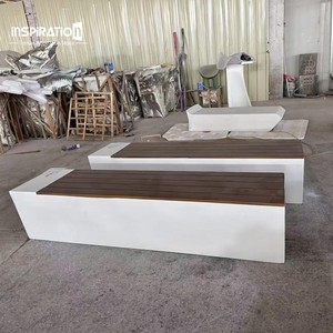 Banc en FRP résistant à l'eau salée pour les promenades en bord <span class=keywords><strong>de</strong></span> mer et les allées en bord <span class=keywords><strong>de</strong></span> mer - Product Image 2