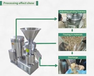 Machine à lait mécanique maison en pierre noisette tahini 28l hummus farine graine faire sec fruits <span class=keywords><strong>beurre</strong></span> machine - Product Image 3