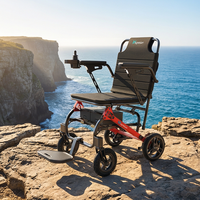 Fauteuil roulant électrique ultra-léger en alliage de magnésium BC-EM806, 11,2 kg, idéal pour les personnes âgées et les déplacements en extérieur – Vente Flash