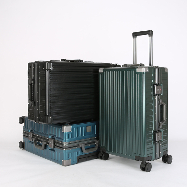 20 Inch Carry-on Zipperless Cabin Suitcase PC Shell 26 Inch Large Capacity Luggage Aluminum Frame Spinner Wheels TSA Durable
