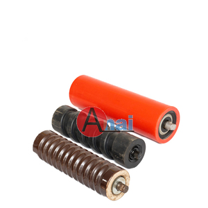 Cao su tráng băng tải con lăn Máy Heavy Duty băng tải làm biếng giá nông nghiệp - Product Image 1