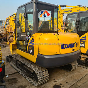 Une bonne performance 5 tonnes 6 tonnes d'excavatrice Komatsu PC56 utilisée à bas prix à vendre Excavatrice sur chenilles Excavatrice d'occasion PC56-7 Komatsu - Product Image 1