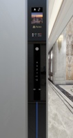 Ascensore Residenziale per Interni Fareo FLA-G180B 180, Profilo in Alluminio Bianco Corallo, Acciaio Inossidabile, per Ville e Uso Domestico