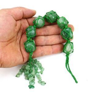 Ornements suspendus de voiture de fenêtre en cristal faits à la main <span class=keywords><strong>7</strong></span> pierres de palmier chakra dégringolées décorations de noël ornement suspendu Feng Shui - Product Image 3