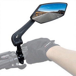 Specchietto Retrovisore per Bicicletta Elettrica, Regolabile a 360 Gradi, Lente Convessa in Alluminio Riflettente per Ciclismo - Product Image 3