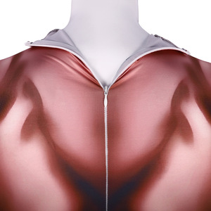 Muscle Bodysuit Men 3D Printed Full Body for Halloween <b>Costume</b> Fancy Dress Athletic Sporty Fit with Label and Tags - Product Image 3