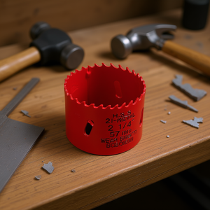 Sierra perforadora bimetálica de 2 1/4 pulgadas (57 mm) para cortar madera y metal - Product Image 2