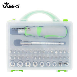 Juego de Destornilladores Telescópicos de Acero Cr-V de 41 Piezas con Puntas Magnéticas para Uso Industrial - Product Image 3