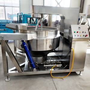 Máquina de cocina de salsa de Chile de mermelada completamente automática, máquina mezcladora de cocina planetaria de acero inoxidable, chaqueta, tetera - Product Image 4