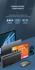 Nhà Máy Trực Tiếp 2.4G & <span class=keywords><strong>Wifi</strong></span> Di Động Bàn Phím Không Dây Chuột Combos Với Type-C Sạc Cáp - Product Image 5