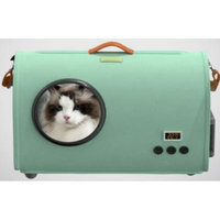 USMILEPET Transporteur d'animaux climatisé portable 36,8 L, boîte de transport pour animaux avec contrôle de température, chauffage et refroidissement