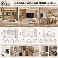 Meubles de dressing sur mesure de qualité professionnelle, écologiques, pour projets de villas et d'appartements, livraison sur mesure