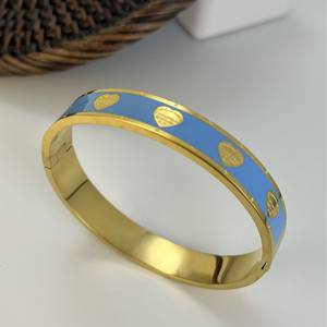 จีนี - กำไลข้อมือดีไซน์ใหม่ กำไลข้อมือผู้หญิง กำไลทอง 18K - Product Image 5