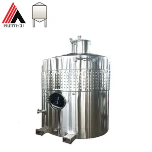 Prettech Wine tank Equipment suppliers Fork Channel Support Fermenter manufacturers 1000L 3500L wine fermentation tanks