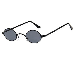 Europeo Vecchio Tendenze Della Moda 90S Retro Shades Vintage Sottile Sottile Piccolo Stretta Piccola Cornice Ovale <span class=keywords><strong>Occhiali</strong></span> <span class=keywords><strong>Da</strong></span> <span class=keywords><strong>Sole</strong></span> Lenti - Product Image 2