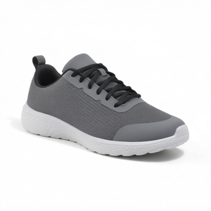 Zapatos para caminar de malla transpirable, zapatillas informales con cordones, zapatillas ligeras con punta redonda y cómodas para uso diario - Product Image 1