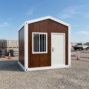 Casa Container con Tetto a Falda, Resistente alle Intemperie, Edificio Modulare <span class=keywords><strong>per</strong></span> Lavoro all'Aperto e Abitazione - Product Image 1