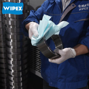 <span class=keywords><strong>WIPEX</strong></span> meilleure vente lingette écologique lingette propre à sec essuie-tout à usage industriel rouleau d'essuie-tout bleu - Product Image 4