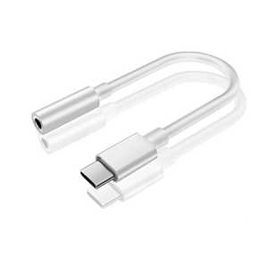 Prix usine USB Type-C Adaptateur avec 3.5mm Audio Pur Fil De Cuivre Core USB-C Casque <span class=keywords><strong>Jack</strong></span> de TPE Veste - Product Image 3