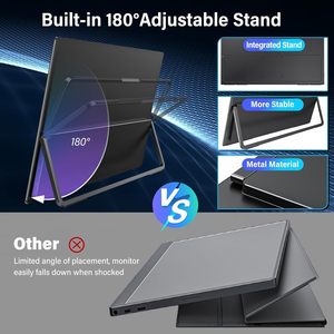 Moniteur de jeu <span class=keywords><strong>portable</strong></span> de 16 pouces, 2K QHD, 240 Hz, IPS, 133 % SRGB, 16:10, mat, FreeSync, haut-parleurs intégrés pour Xbox, Switch, <span class=keywords><strong>PC</strong></span>, PS5 - Product Image 5