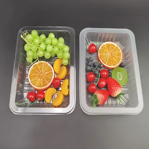 PBS一次性泡罩包装甘蔗渣pp/玉米淀粉/水果容器用塑料果盘