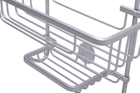Panier mural suspendu, 1 pièce, avec 3 niveaux de rangement d'angle en Aluminium, support pour serviette à main ou salle de bain