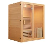 Smartmak harga produsen 3 orang dalam ruangan kayu Solid ruang Sauna uap tradisional
