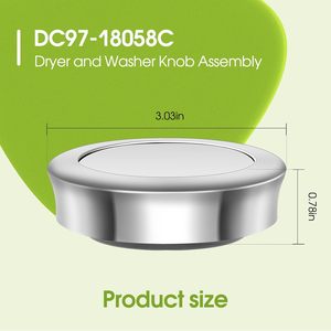 Perilla de Control de Aparato de Lavandería, Perilla de Control de Aparato de Lavadora y Secadora, Reemplaza A LA DE LA DC97-18058A, <span class=keywords><strong>Samsung</strong></span>, 1, 2, 2, 1, 2, 1, 2, 2, 2 - Product Image 2