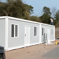 Maison préfabriquée en conteneur moderne, économique et portable, à chambre unique, facile à assembler, en kit, en acier, pour habitation ou dortoir