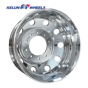トラック用19.5x6.75デュアルホイール　鍛造ホイール（研磨仕上げ）　22.5インチホイール - Product Image 2