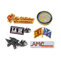 Eigen ontwerp, geen minimum aantal, metalen badges, zachte en harde emaille pins, ronde logo revers pins, broche voor herenpakken.