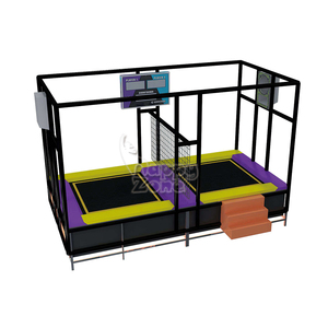 Équipement de terrain de jeu intérieur amusant pour les jeux de parc de trampoline pour enfants et les sports interactifs de basket-ball Slam Dunk dans les parcs d'attractions - Product Image 1