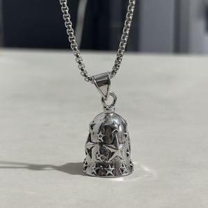Colgante de Aleación con Forma de Estrella de Cinco Puntas y Bandera Nacional, Campana de San Patrón para Motociclistas, Productos Personalizados Transfronterizos - Product Image 2