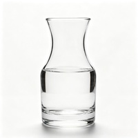 Botol Kaca Bening untuk Minuman Keras, Decanter Mini untuk Anggur, Wiski, Brandy, Peralatan Penyajian Minuman Keras Rumah Tangga, Pitcher dengan Logo Terukir Laser
