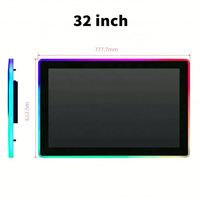 Nueva Pantalla Curva LED de 32 Pulgadas 16:9 con Interfaz USB/Seriel/DVI para Máquinas de Juego que Funcionan con Monedas