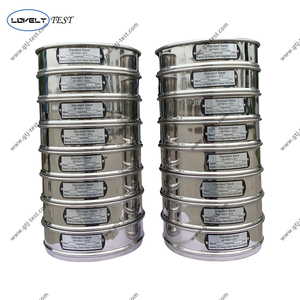 Quốc tế bán chạy nhất 200mm 300mm thép không gỉ và đồng sàng cho phòng thí nghiệm rung màn hình thiết bị kiểm tra - Product Image 1