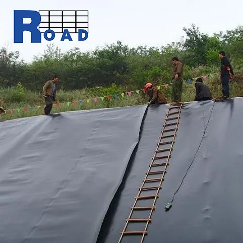 ASTM HDPE geomembrane HDPE geomembrane cho ao cá HDPE geomembrane nhà sản xuất