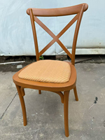 Chaise à dossier croisé en plastique moderne pour événements de mariage, restaurant, salle à manger, hôtel, mobilier commercial pour salon