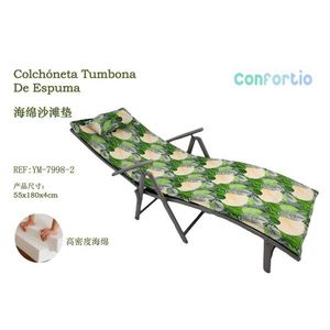 TUMBONA Colchoneta de Playa de Esponja de Alta Densidad 55*180*4CM-2 Cojines y Almohada - Product Image 1
