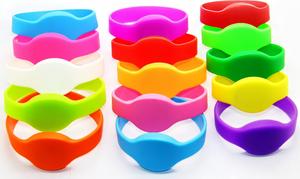 Personalizar RFID pago sin efectivo pulsera 13,56 MHz clásico <span class=keywords><strong>1K</strong></span> 4K NFC silicona pulseras ajustables - Product Image 3