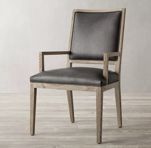 Chaise de salle à manger en cuir italien moderne de luxe de couleur personnalisée Rhohohill chaises de <span class=keywords><strong>table</strong></span> à manger à dossier haut <span class=keywords><strong>fauteuil</strong></span> d'intérieur en bois - Product Image 5