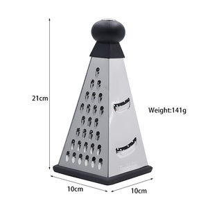 Râpe manuelle 4 faces en acier inoxydable <span class=keywords><strong>de</strong></span> qualité supérieure pour fruits et légumes, prix <span class=keywords><strong>de</strong></span> gros, gadget <span class=keywords><strong>de</strong></span> cuisine personnalisé pour la maison - Product Image 5