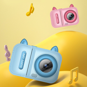 Appareil photo numérique pour enfants de 2.4 pouces avec fonction d'impression instantanée Jouet compatible MP3 MicroSD pour jeunes photographes Capteur d'imagerie MOS - Product Image 3