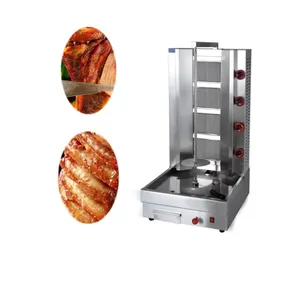 CE approved mini electric grill kebab/doner kebab gas chicken shawarma gaz de poulet machine price